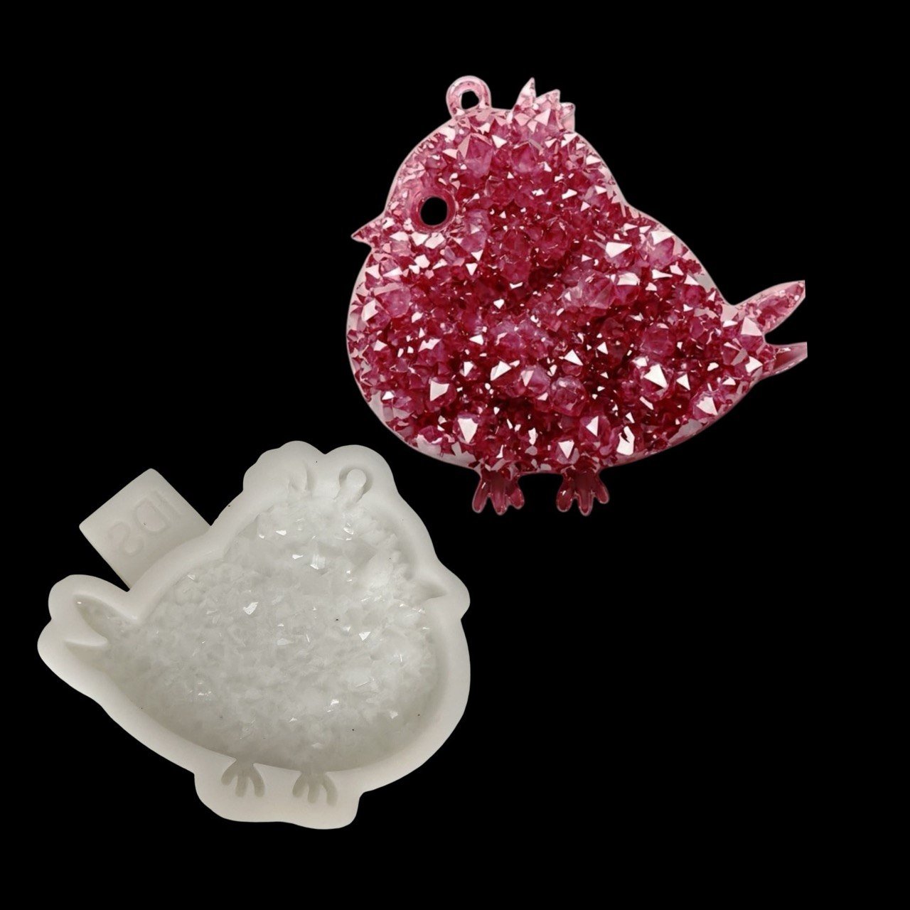 Crystal Bird Silicone Mold 10cm x 9.5cm - Ideas Decor Shop