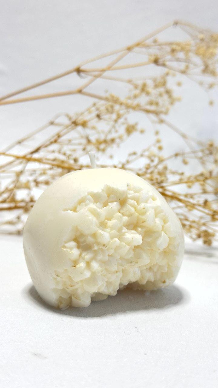 Crystal Candle Sphere DIY Mold for Resin Art and Geode Silicone Mold - Ideas Decor Shop