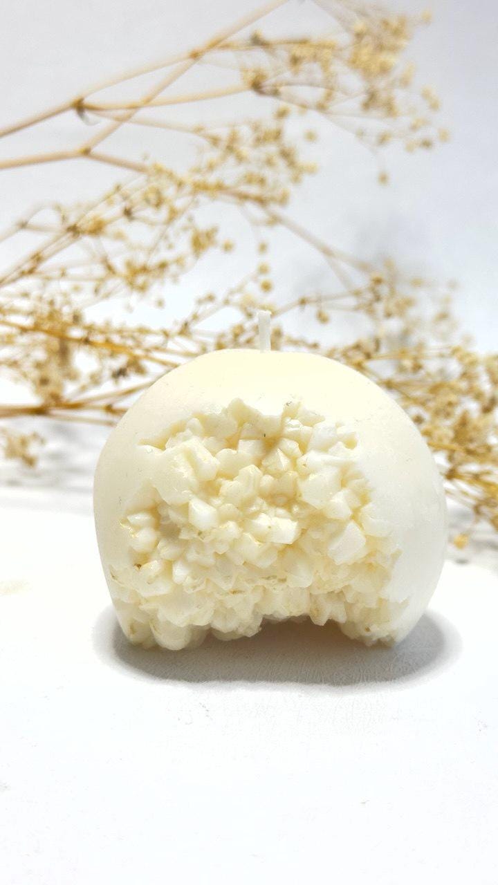 Crystal Candle Sphere DIY Mold for Resin Art and Geode Silicone Mold - Ideas Decor Shop