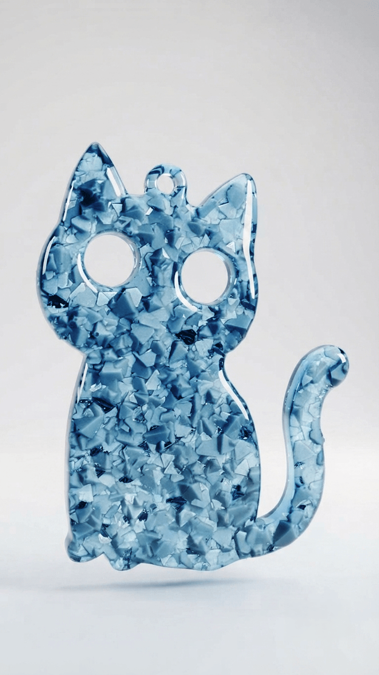 Crystal Cat Silicone Mold - Ideas Decor Shop