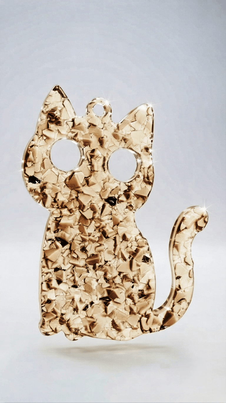 Crystal Cat Silicone Mold - Ideas Decor Shop