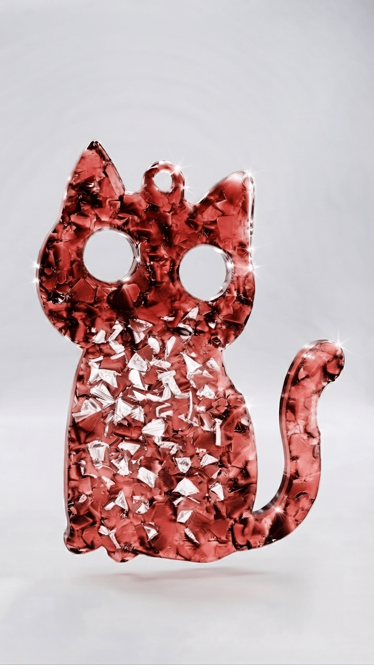 Crystal Cat Silicone Mold - Ideas Decor Shop