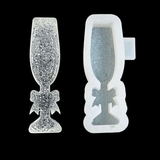 Crystal Champagne Glass Silicone Mold - Ideas Decor Shop