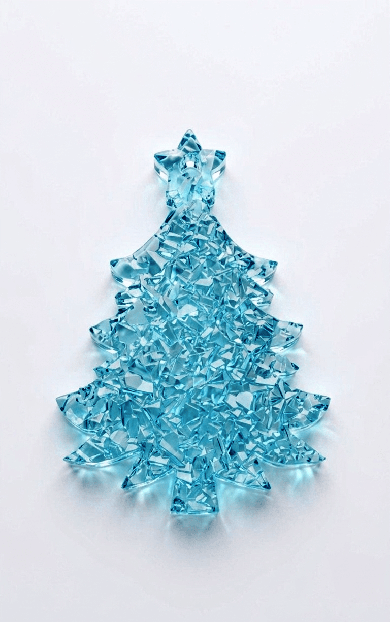 Crystal Christmas Tree Resin Mold – Druzy Silicone Mold for DIY Ornaments - Ideas Decor Shop