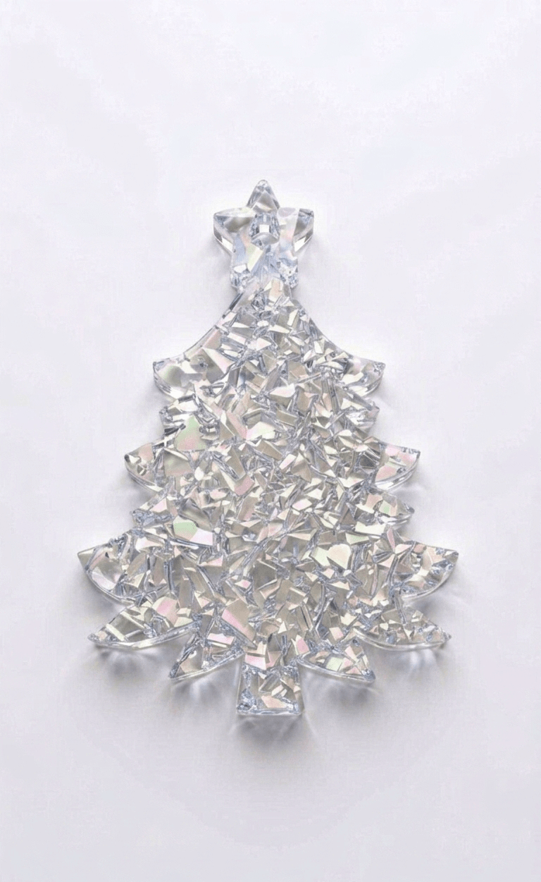 Crystal Christmas Tree Resin Mold – Druzy Silicone Mold for DIY Ornaments - Ideas Decor Shop
