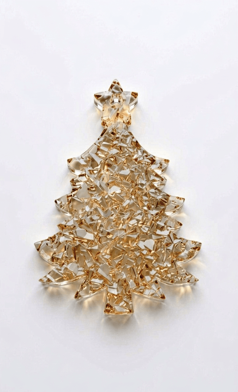 Crystal Christmas Tree Resin Mold – Druzy Silicone Mold for DIY Ornaments - Ideas Decor Shop
