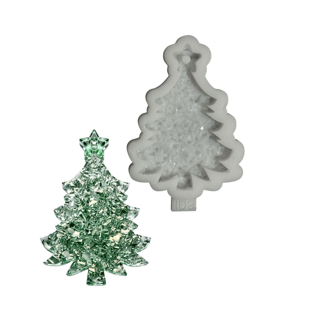 Crystal Christmas Tree Resin Mold – Druzy Silicone Mold for DIY Ornaments - Ideas Decor Shop