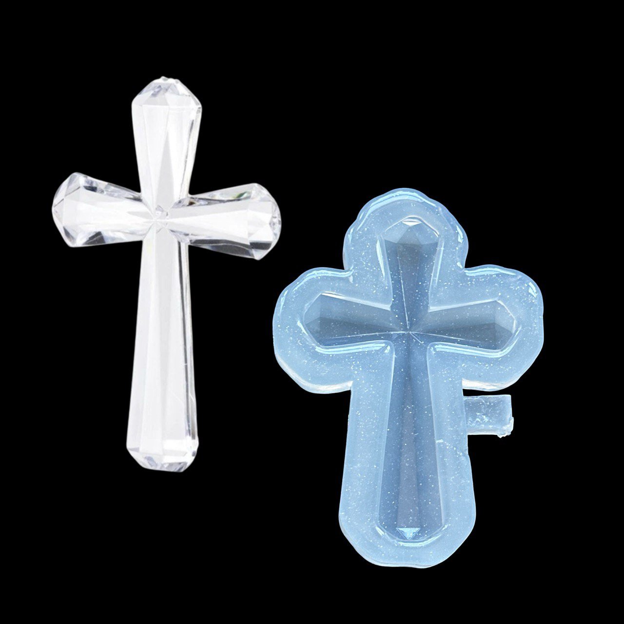 Crystal Cross Silicone Mold for Resin - Ideas Decor Shop