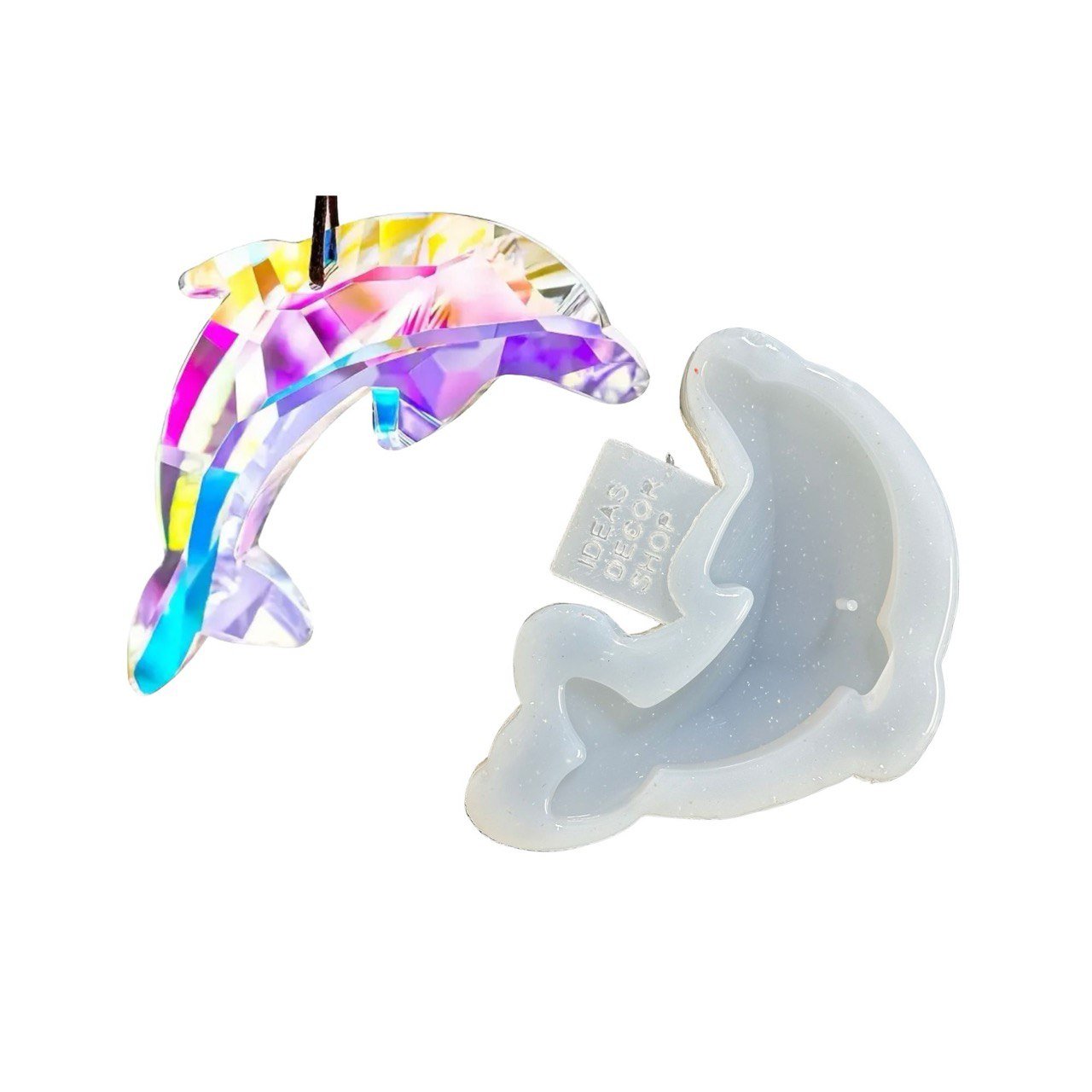 Crystal Dolphin Silicone Mold - Ideas Decor Shop