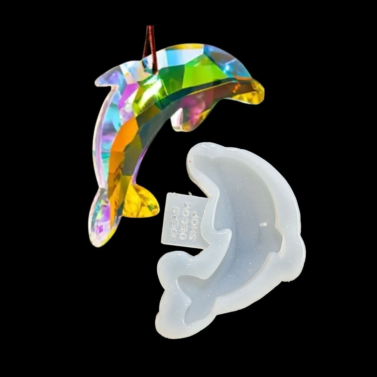Crystal Dolphin Silicone Mold - Ideas Decor Shop