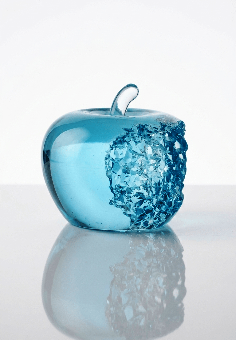 Crystal Druzy Apple Silicone Mold Geode Effect - Ideas Decor Shop