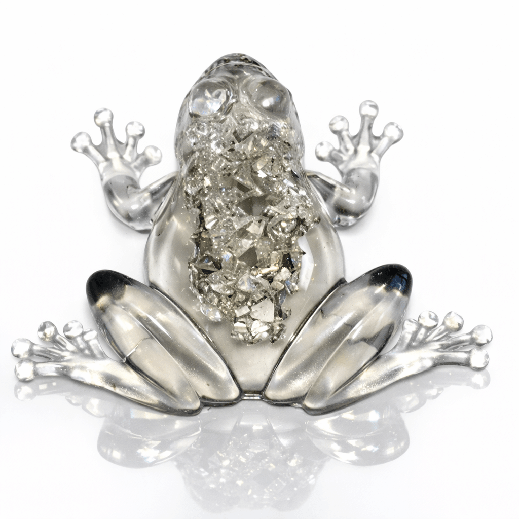 Crystal Druzy Frog Mold - DIY Resin Decoration Supply for Gemstone Crafts - Ideas Decor Shop