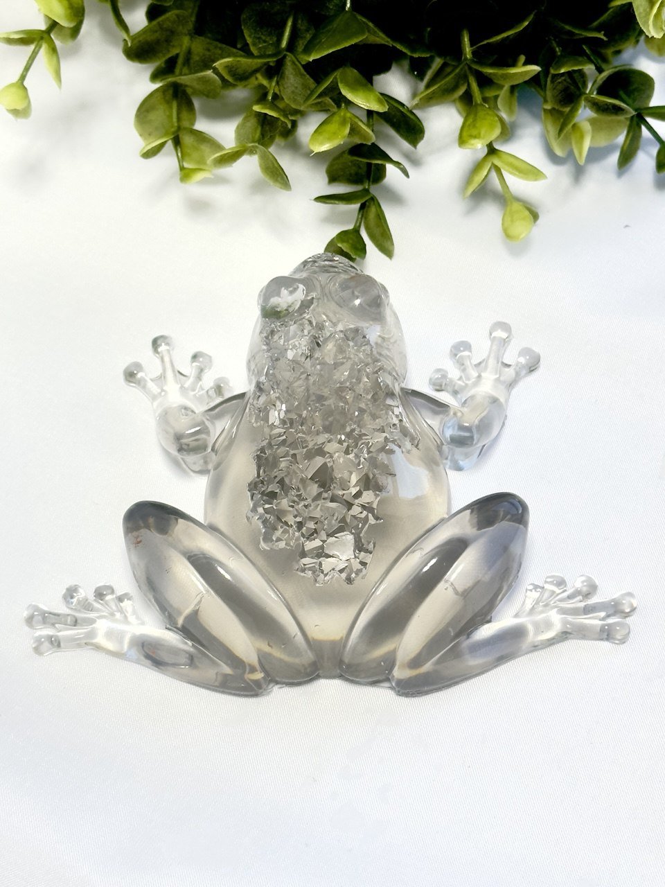 Crystal Druzy Frog Mold - DIY Resin Decoration Supply for Gemstone Crafts - Ideas Decor Shop