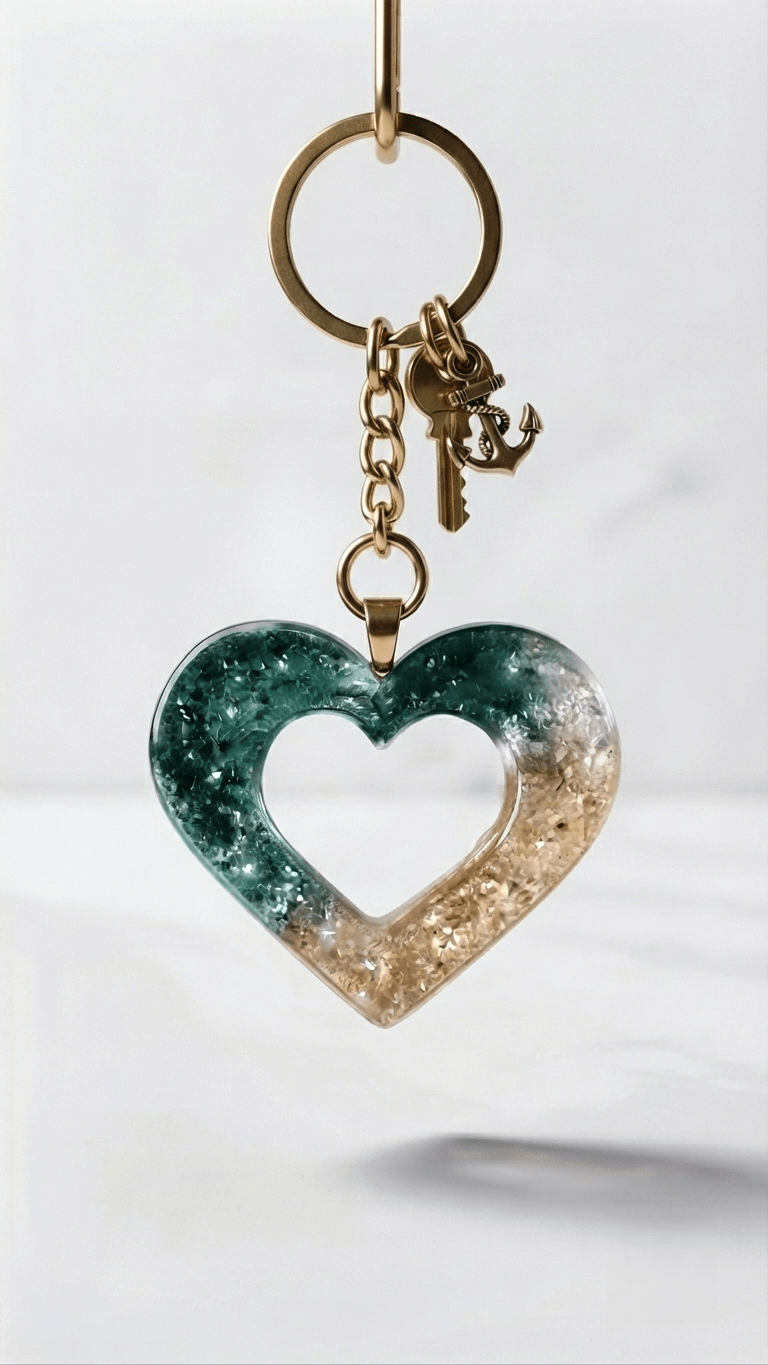 Crystal Druzy Heart Silicone Mold - Ideas Decor Shop