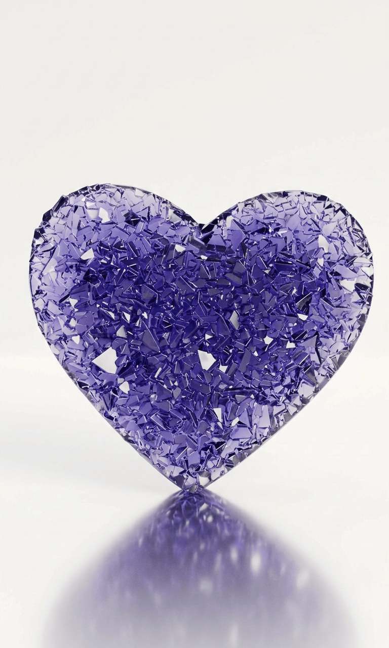 Crystal Druzy Heart Silicone Mold - Ideas Decor Shop