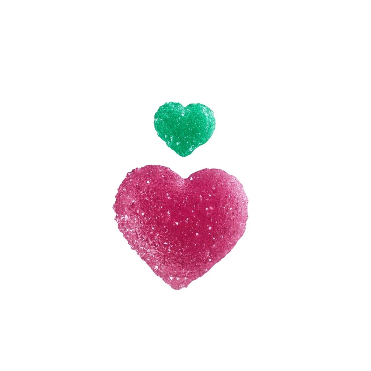 Crystal Druzy Heart Silicone Mold, 2-Cavity Geode Hearts Resin Casting - Ideas Decor Shop