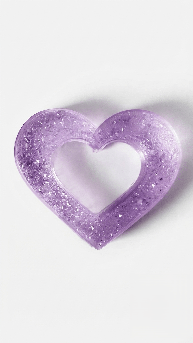 Crystal Druzy Heart Silicone Mold - Ideas Decor Shop