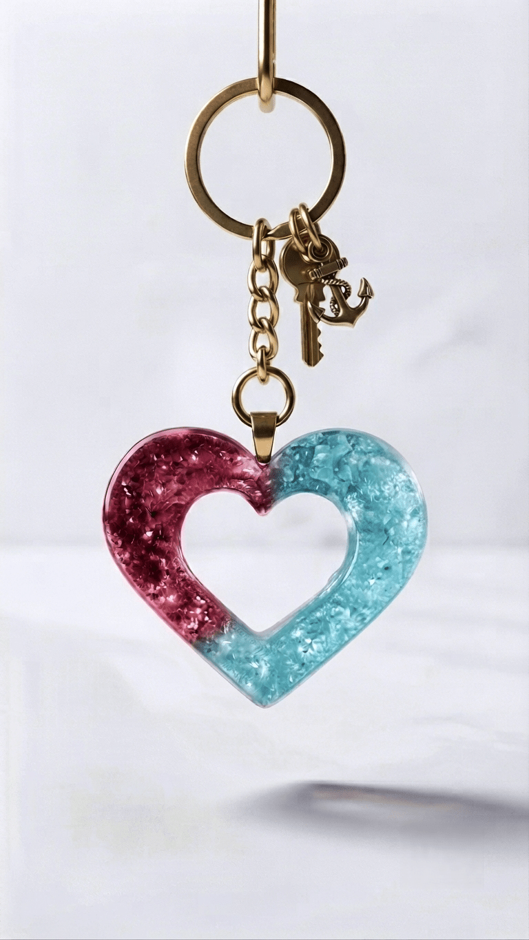 Crystal Druzy Heart Silicone Mold - Ideas Decor Shop
