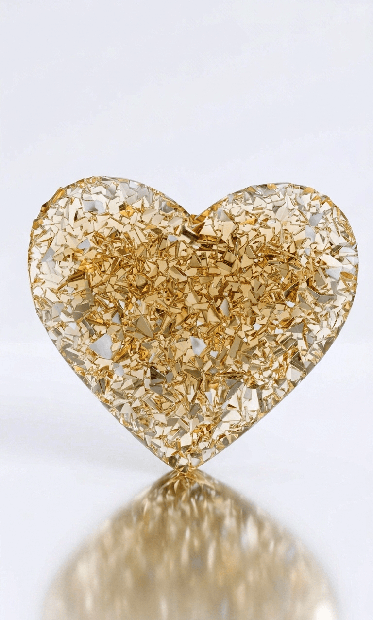 Crystal Druzy Heart Silicone Mold - Ideas Decor Shop