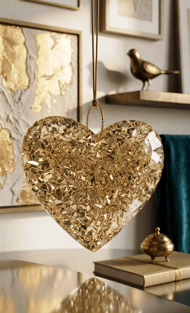 Crystal Druzy Heart Silicone Mold - Ideas Decor Shop