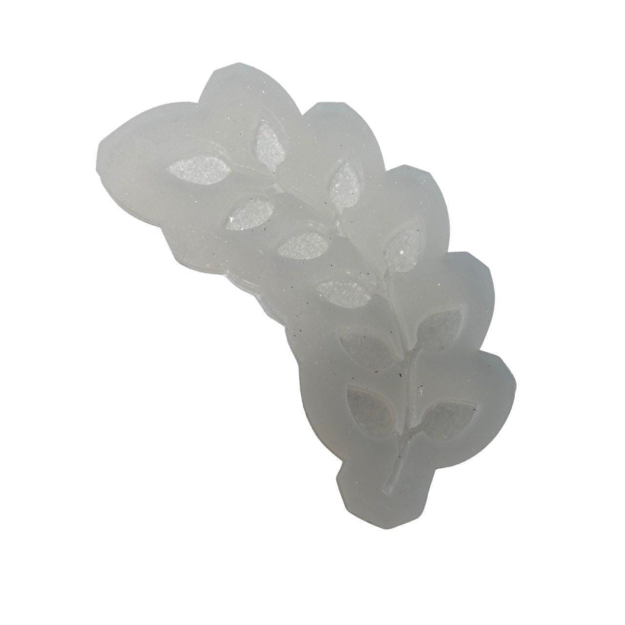 Crystal Druzy Laurel Ornament Resin Mold for DIY Epoxy Casting - Ideas Decor Shop