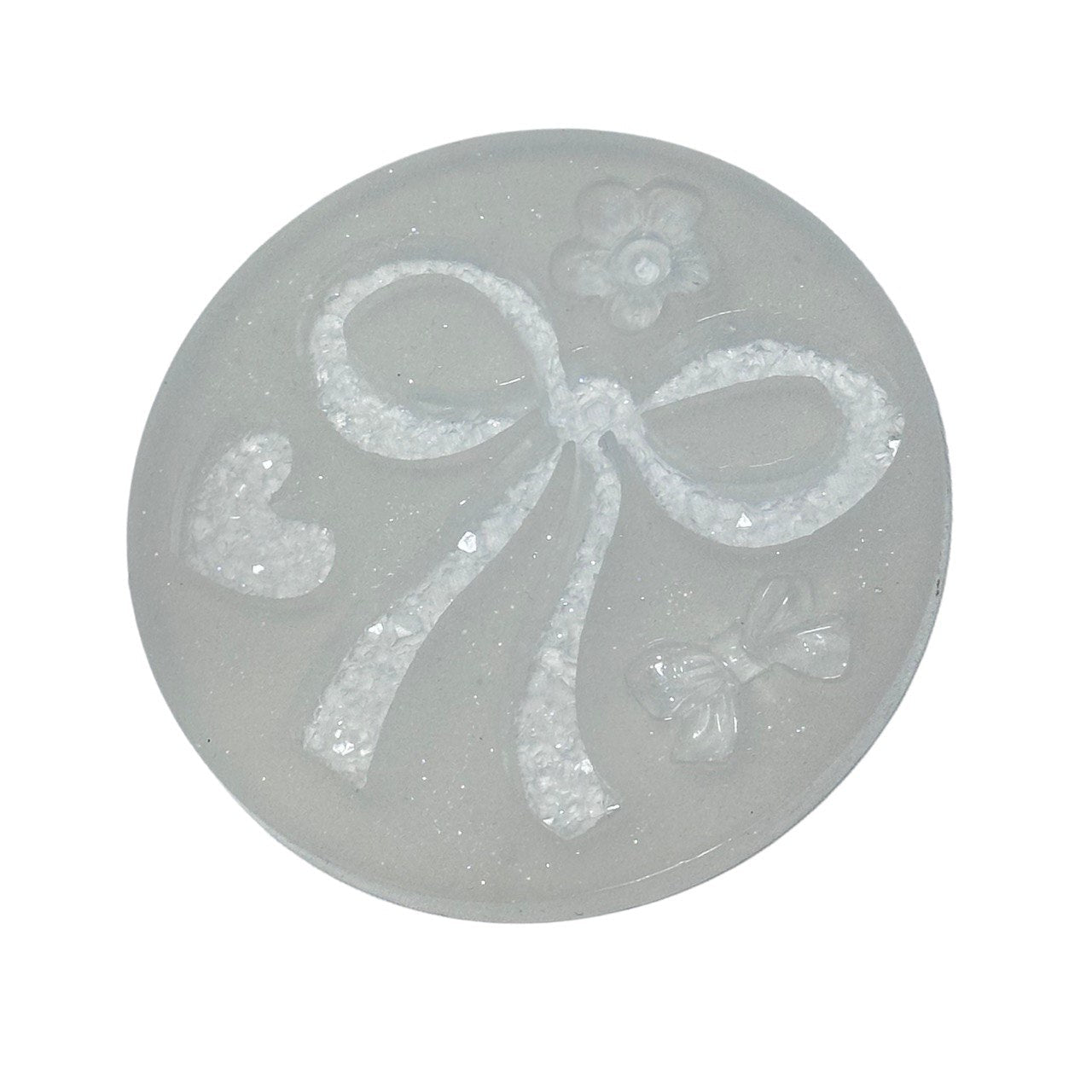 Crystal Druzy Silicone Mold for Resin | Crystal Bow, Heart & Flower - Ideas Decor Shop