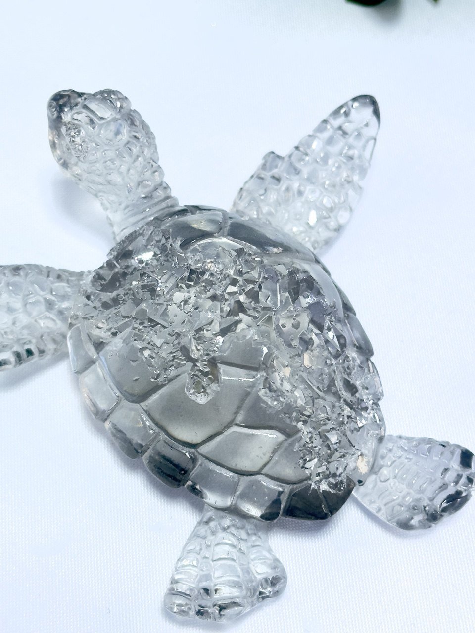 Crystal Druzy Turtle Silicone Mold Jewelry Keychain Making Supply Resin Silicone Mould for Gemstone Inspired Art - Ideas Decor Shop