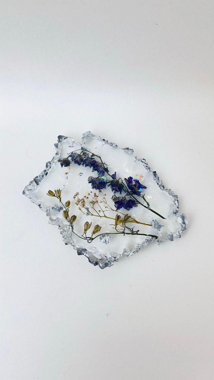 Crystal Edge Geode Resin Tray Mold – Irregular Silicone Mold - Ideas Decor Shop