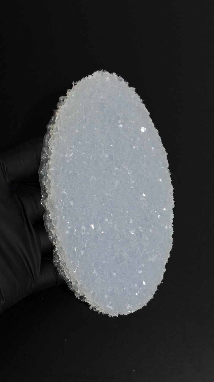 Crystal Edge Oval Insert Druzy Silicone Mold - Ideas Decor Shop