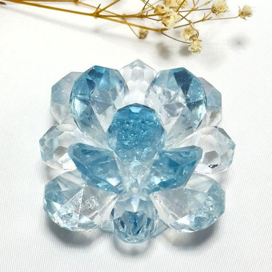 Crystal Flower Silicone Mold – Unique Resin Art and DIY Craft Tool - Ideas Decor Shop
