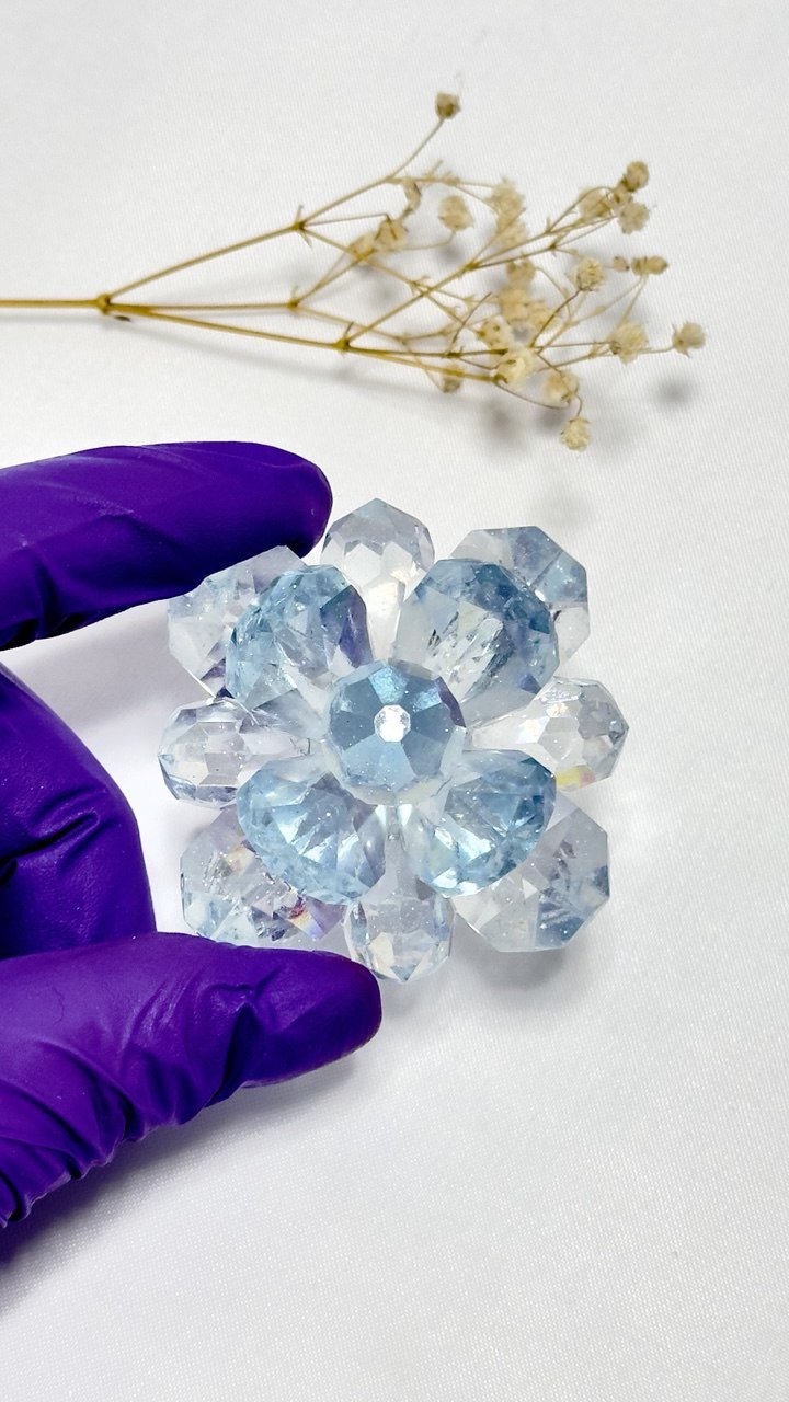 Crystal Flower Silicone Mold – Unique Resin Art and DIY Craft Tool - Ideas Decor Shop