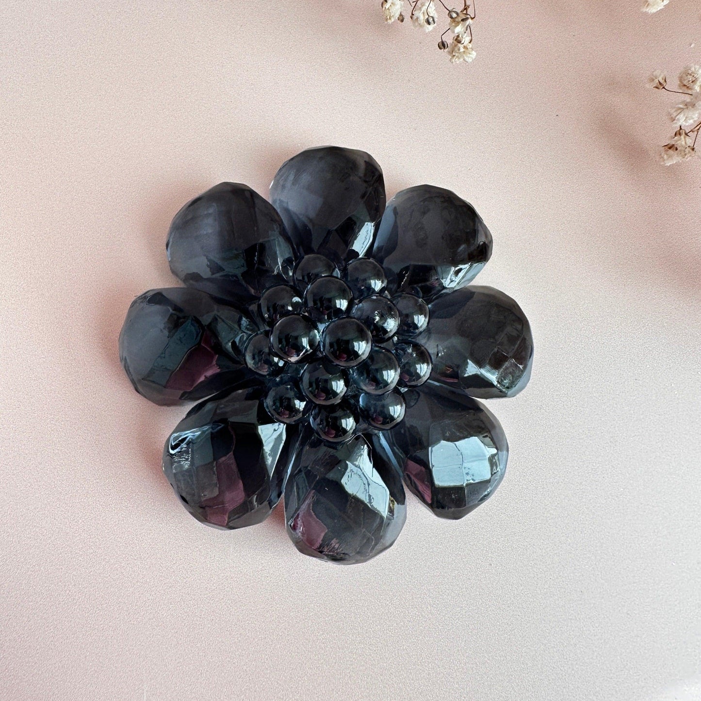 Crystal Flower Silicone Mold with Bubbles for Resin and Soap Crafts - Ideas Decor Shop