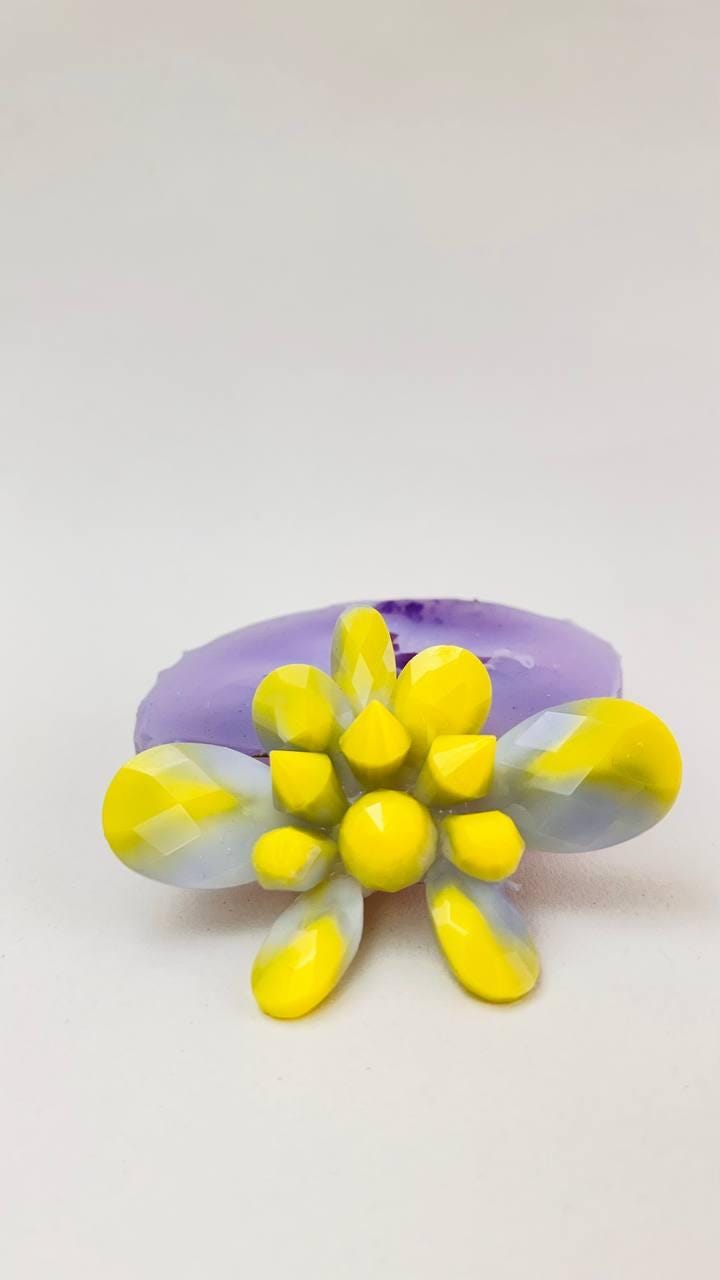Crystal Flower Silicone Resin Mold for Jewelry and Resin Creations - Ideas Decor Shop
