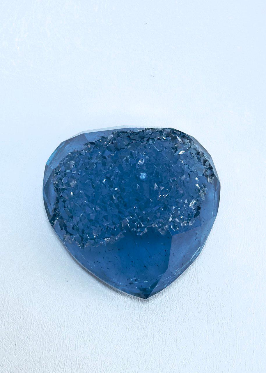 Crystal Geode Heart Druzy Silicone Mold for Resin and Epoxy Creations - Ideas Decor Shop