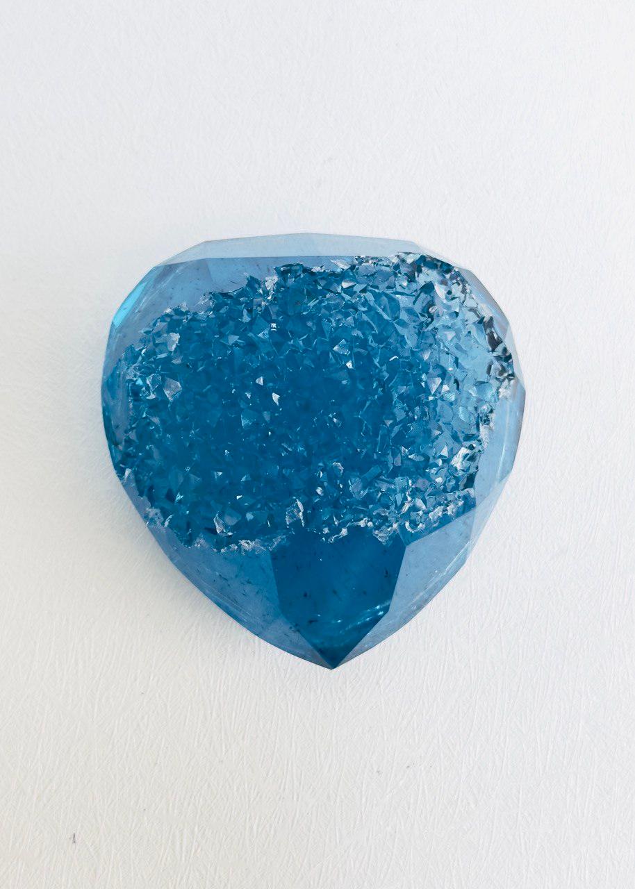 Crystal Geode Heart Druzy Silicone Mold for Resin and Epoxy Creations - Ideas Decor Shop