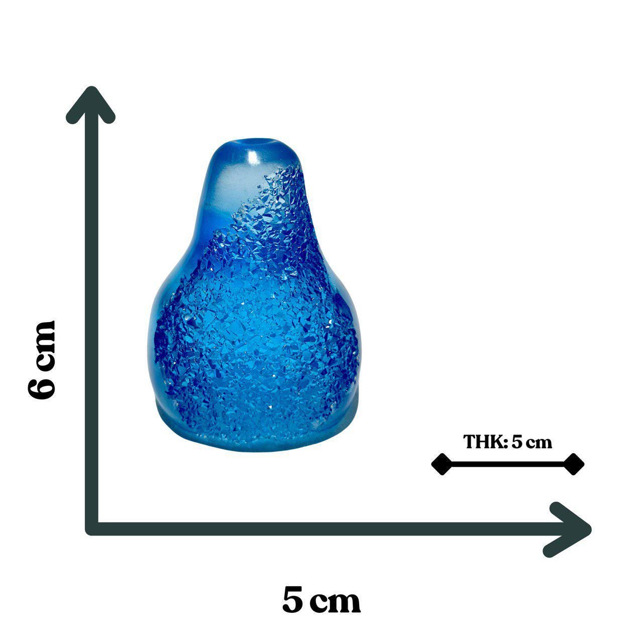 Crystal Geode Silicone Mold - Pear Shape for Resin Crafts, Candles, Soap - Ideas Decor Shop