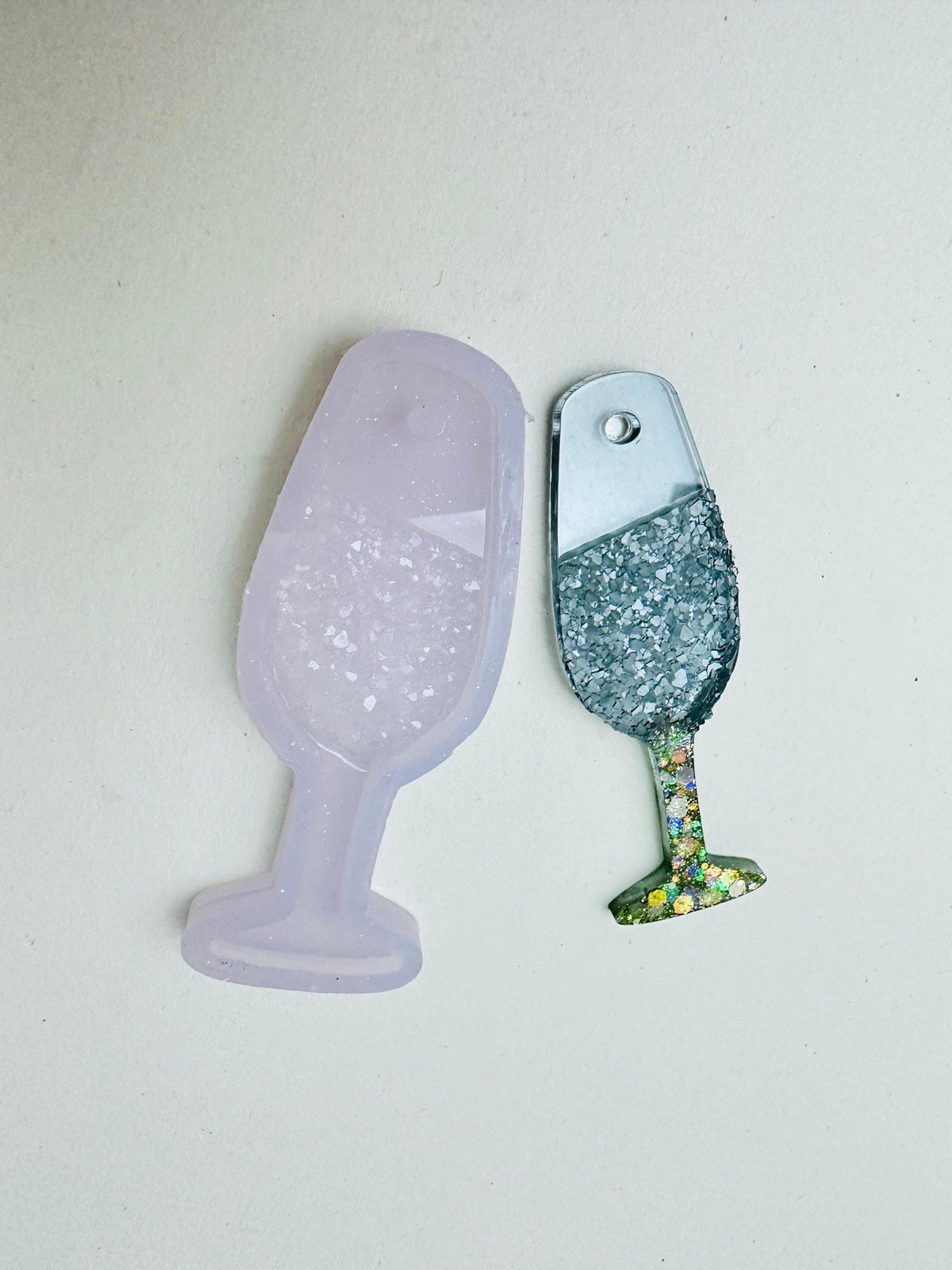 Crystal Glass Christmas Ornament Silicone Mold for DIY Holiday Crafts - Ideas Decor Shop