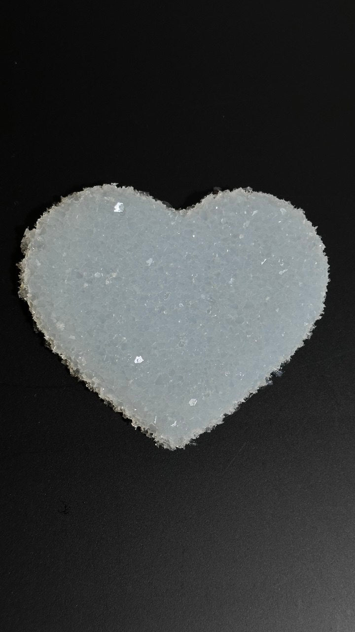 Crystal Heart Silicone Insert Inlay Mold Textured Edge - Ideas Decor Shop