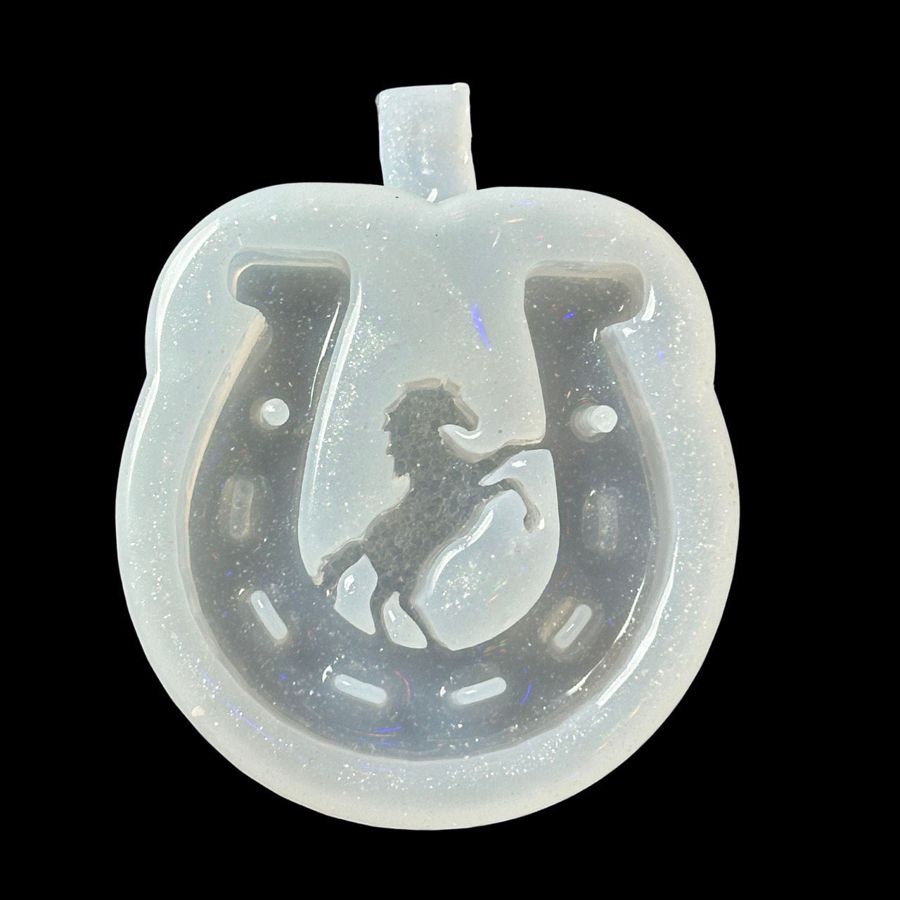Crystal Horse and Horseshoe Silicone Mold - Ideas Decor Shop