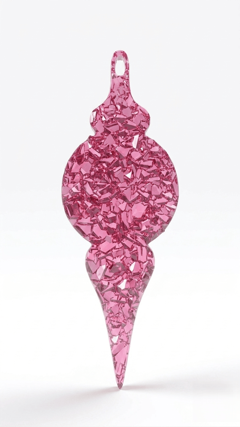 Crystal Icicle Ornament Silicone Mold, - Ideas Decor Shop