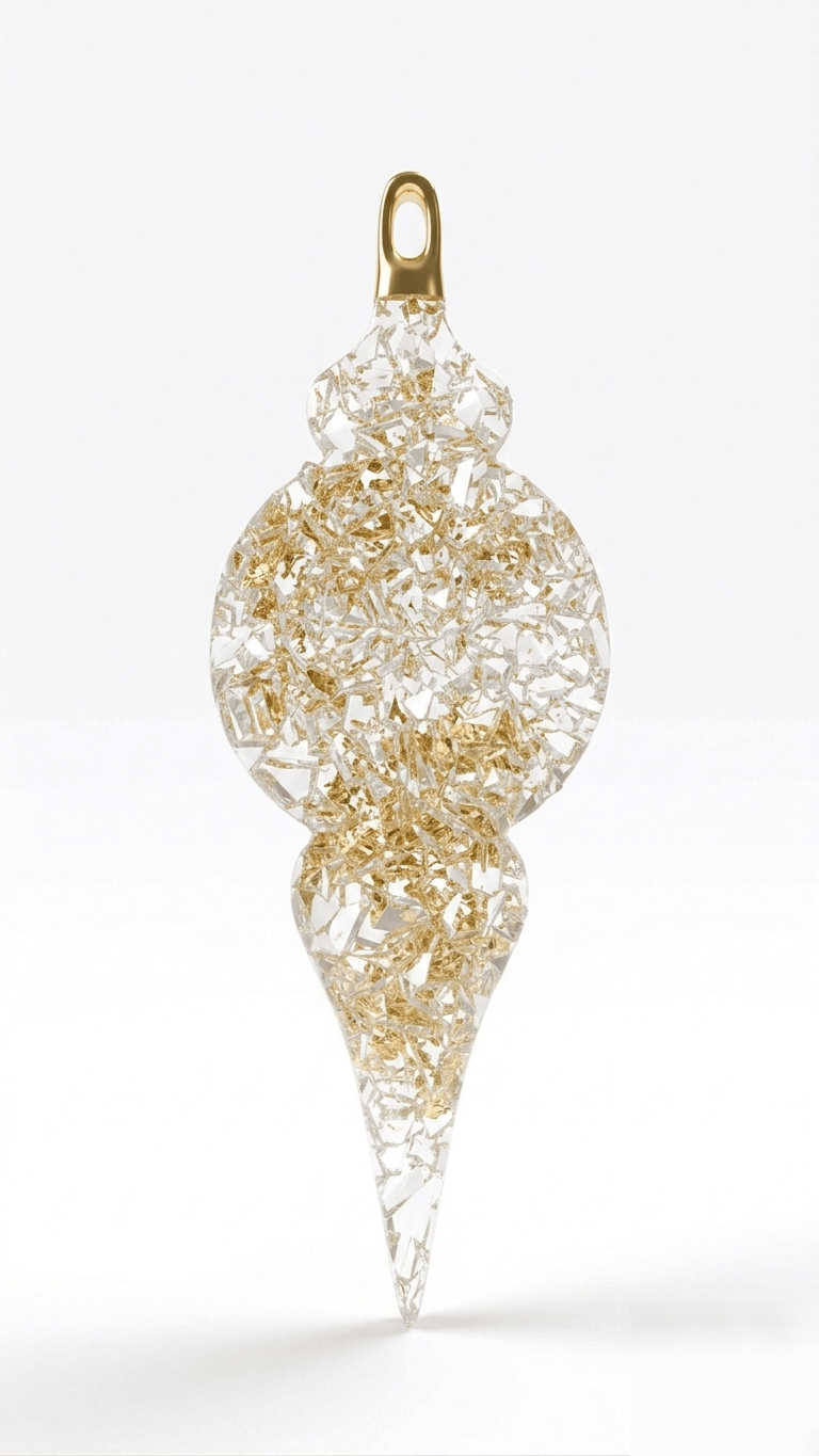 Crystal Icicle Ornament Silicone Mold, - Ideas Decor Shop