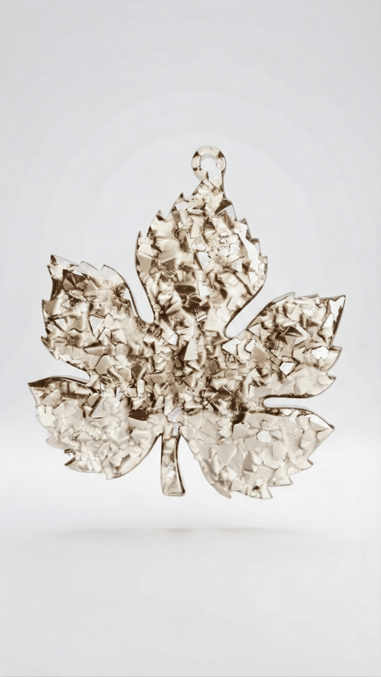 Crystal Maple Leaf Silicone Mold - Ideas Decor Shop