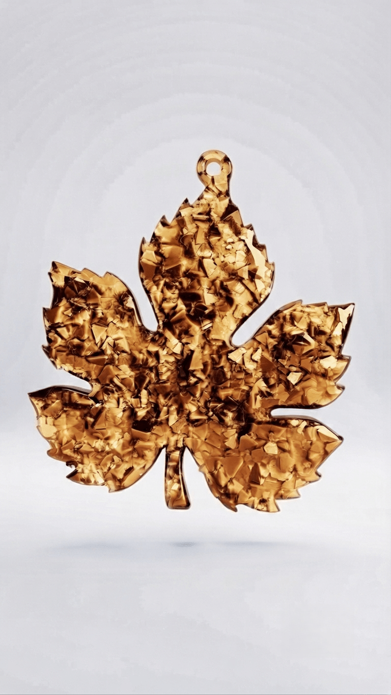Crystal Maple Leaf Silicone Mold - Ideas Decor Shop