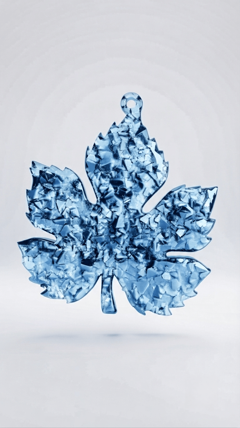 Crystal Maple Leaf Silicone Mold - Ideas Decor Shop
