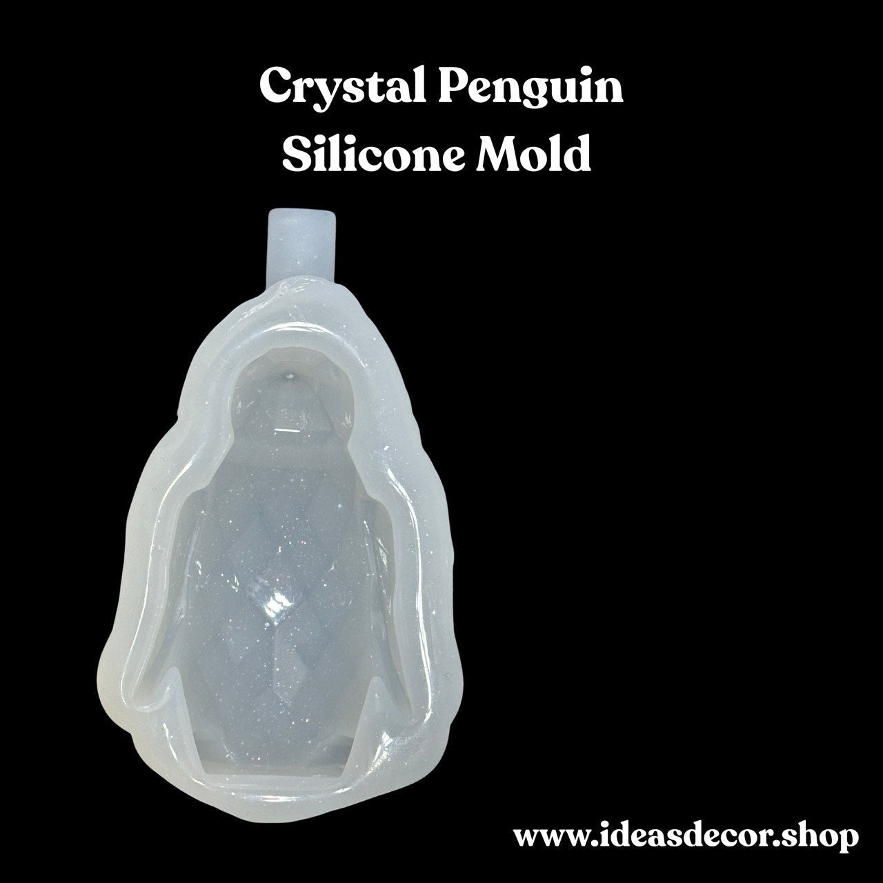 Crystal Penguin Silicone Mold for Resin - Ideas Decor Shop
