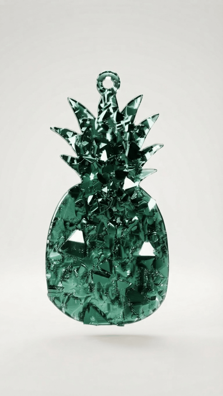 Crystal Pineapple Silicone Mold - Ideas Decor Shop