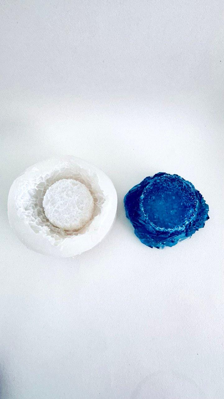 Crystal Resin Molds for Jewelry - Tea Light Stands - DIY Silicone Mold - Ideas Decor Shop