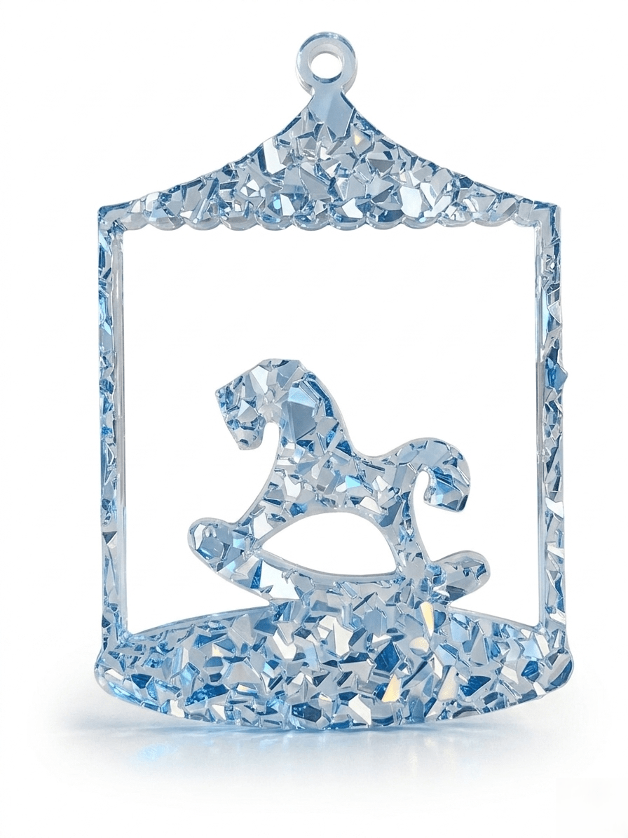 Crystal Rocking Horse Ornament Mold - Ideas Decor Shop