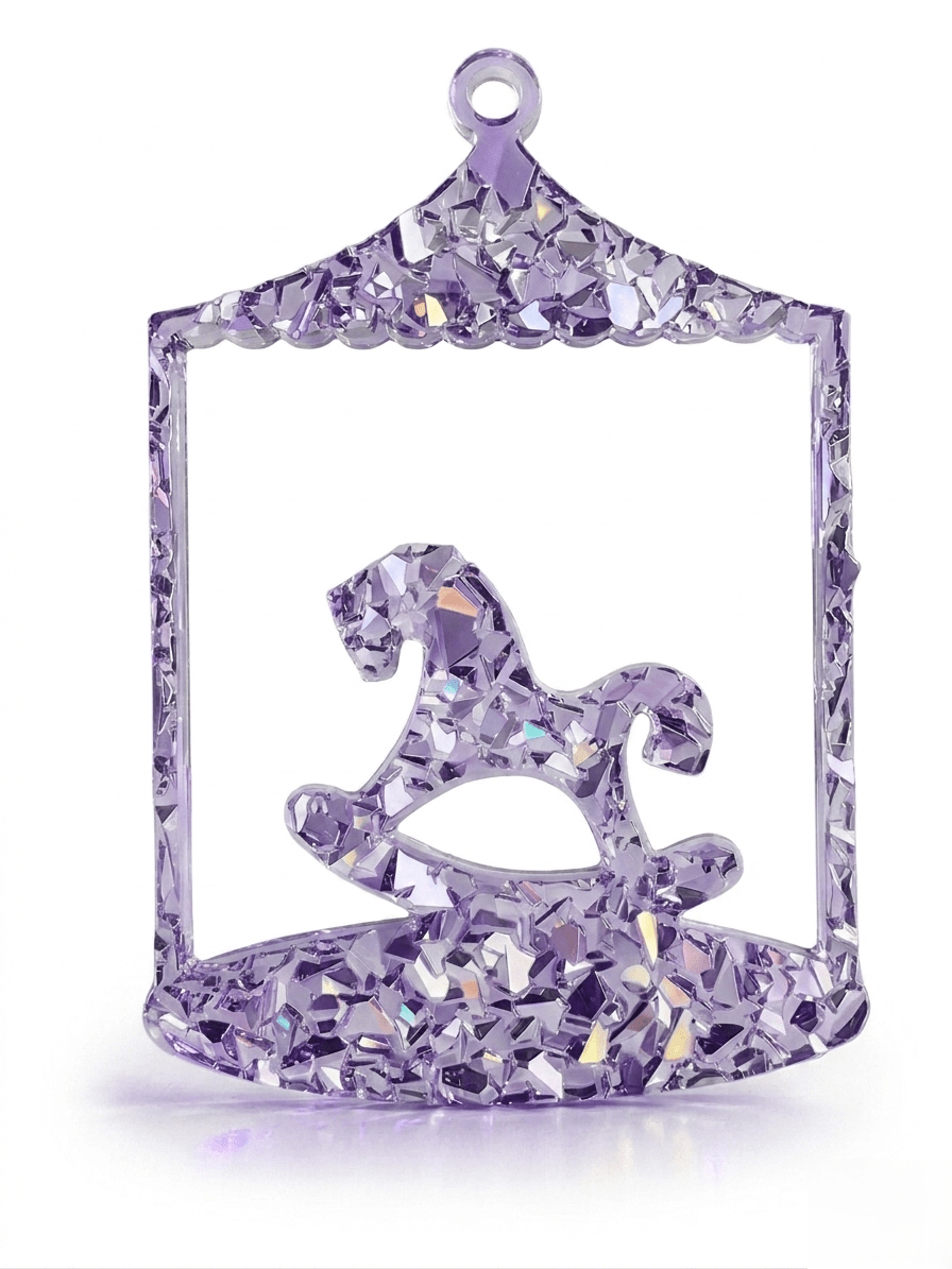 Crystal Rocking Horse Ornament Mold - Ideas Decor Shop