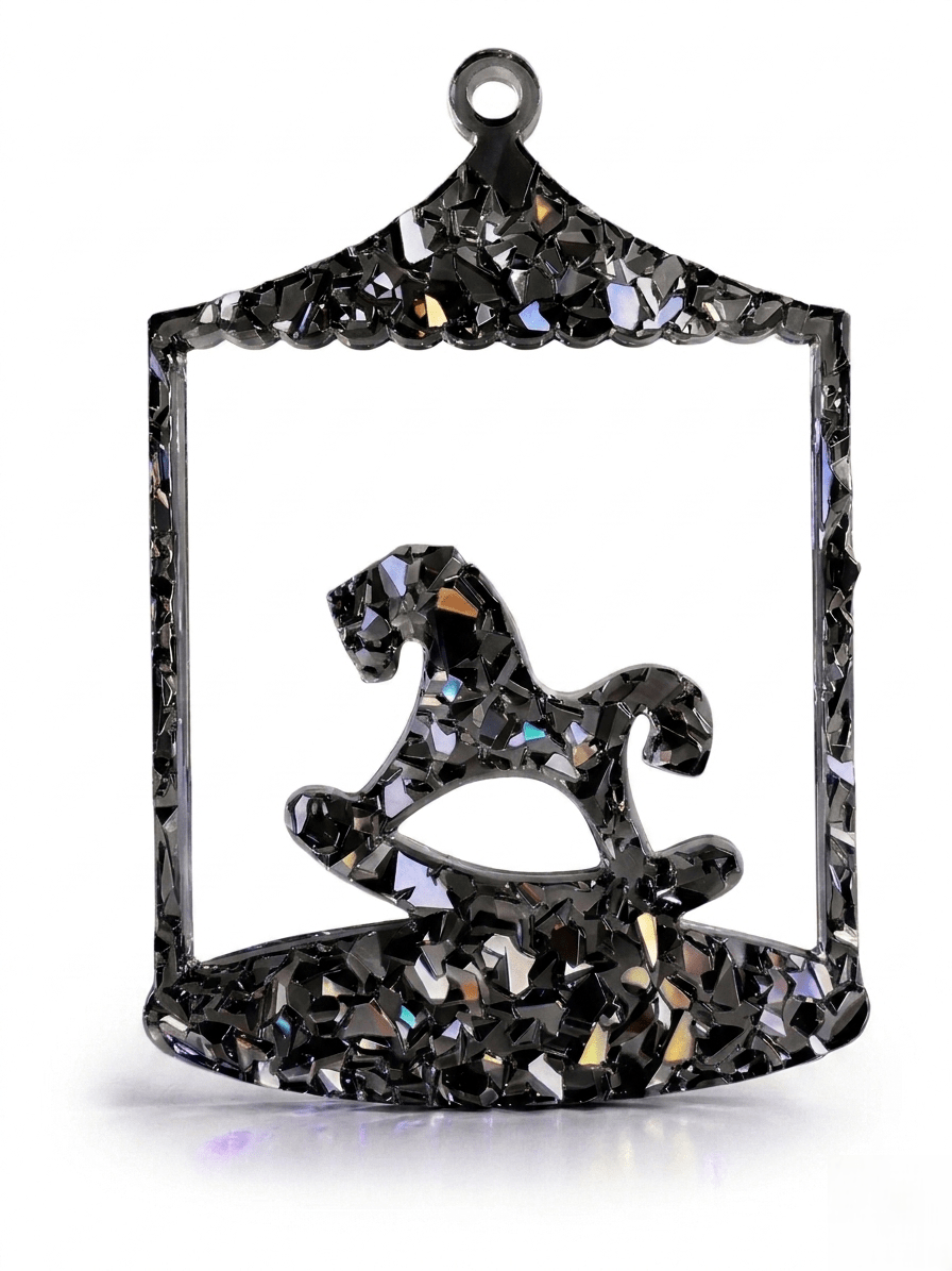 Crystal Rocking Horse Ornament Mold - Ideas Decor Shop